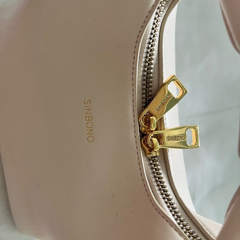 Sinbono cream shoulder handheld bag crossbody